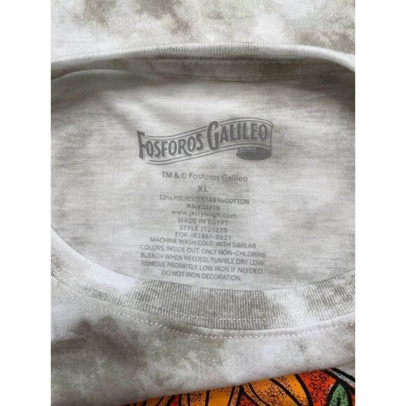 Fosforos Galileo Day‎ Of The Dead Shirt Women's XL Dia De Los Muertos Skull NEW - Picture 7 of 8